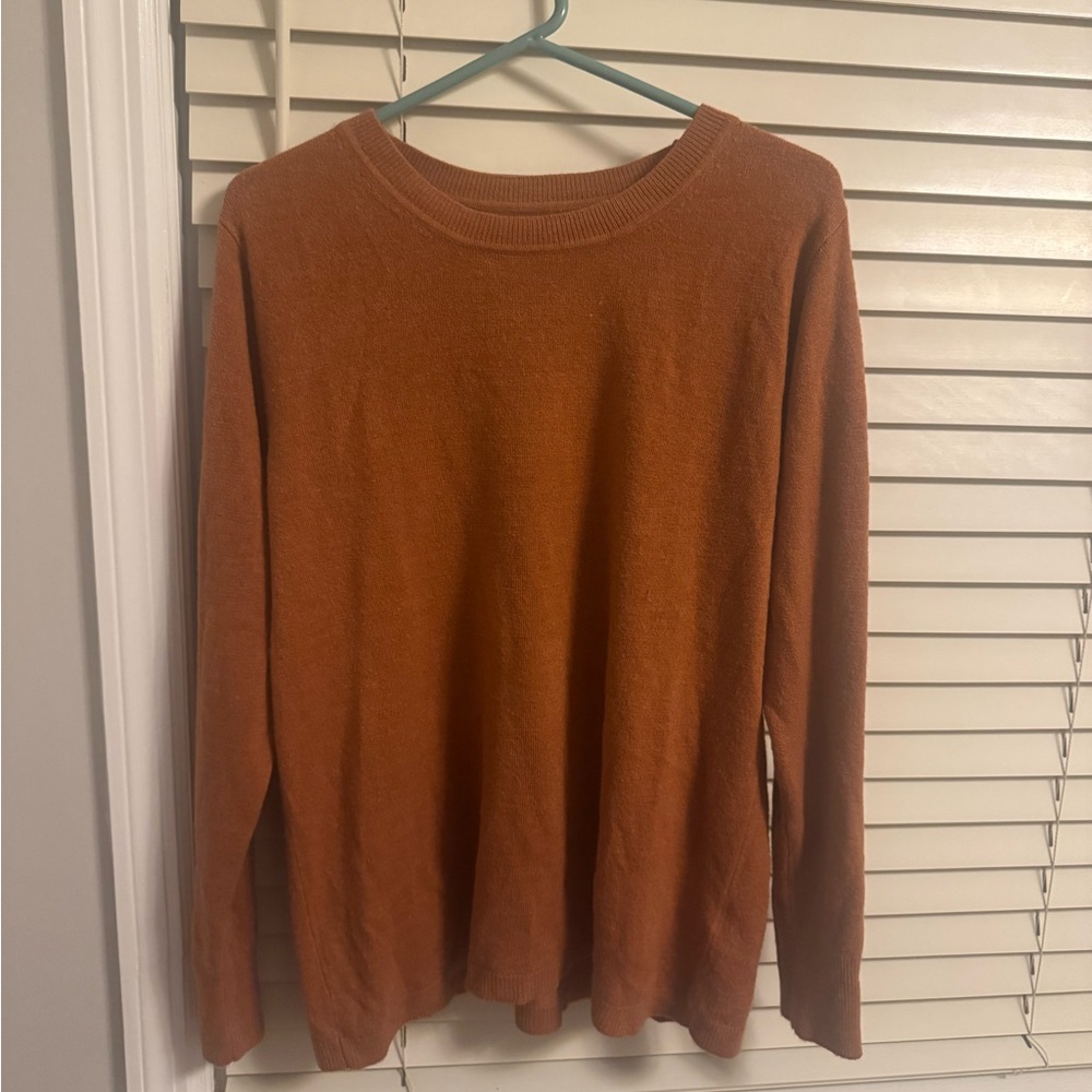 Orange Sweater ~ XL Croft & Barrow